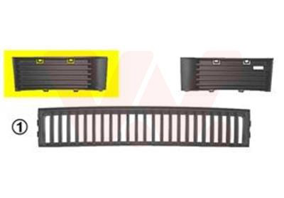 Решітка переднього бампера, права VAN Wezel 7625592 ціна, від 2.55 USD